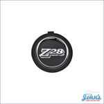 Horn Button Insert For 4 Spoke Wheel Z28 With Black Background Gm Licensed Reproduction F2
