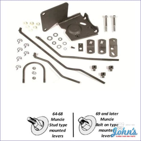 Hurst Shifter Install Kit With Linkage Competition/plus. Cars Console Muncie Transmission Bolt On