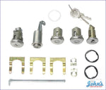 Ignition Door Glovebox And Trunk Lock Kit With Oe Style Keys X