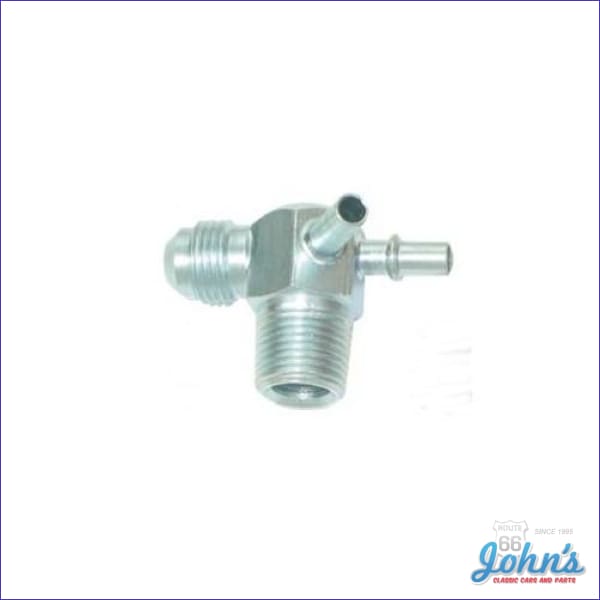 Intake Manifold Fitting, 1 Threaded Booster Outlet, 2 Vacuum Ports for ...