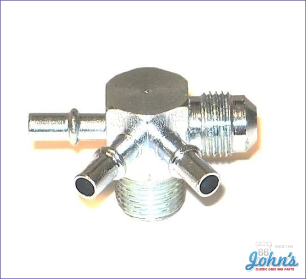 Intake Manifold Fitting, 1 Threaded Booster Outlet, 3 Vacuum Ports for ...