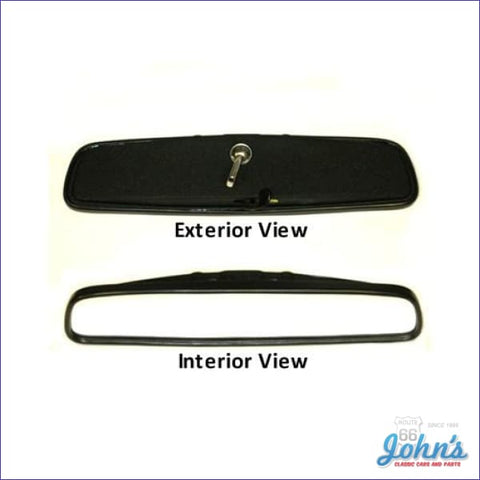 Interior Rearview Mirror - Black With Black Trim. 10 Day/night. A X F1