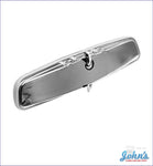 Interior Rearview Mirror - Stainless With Gray Trim. 10 Day/night. Gm Licensed Reproduction A X F1