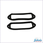 License Plate Lamp Lens Gaskets Pair F2