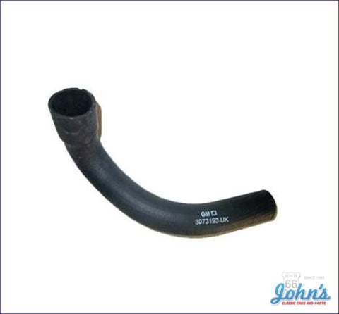 Lower Radiator Hose Bb 396 402. With Or Without Ac. Gm Part # 3973193 F2