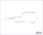 Main Fuel Line Front To Rear 3/8. 2Pc Oe Steel. (Os2) F2