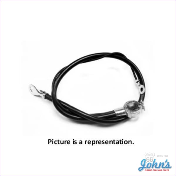 Negative Battery Cable, Spring Ring Style. 6cyl without Factory AC. fo ...