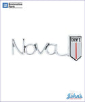 Nova Chevy Ii Glovebox Emblem Gm Licensed Reproduction X