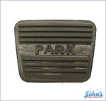 Park Brake Pedal Pad Gm Licensed Reproduction A X F1