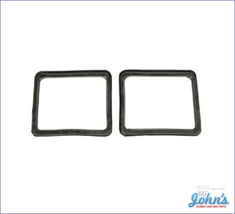 Park Lamp Housing To Valance Panel Gaskets- Rally Sport- Pair Gm Licensed Reproduction F1
