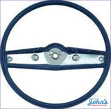 Plastic Steering Wheel- Wheel Only Gm Licensed Reproduction Camaro 1969 / Dark Blue A X F1