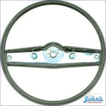 Plastic Steering Wheel- Wheel Only Gm Licensed Reproduction Camaro 1969 / Dark Green A X F1