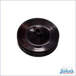 Power Steering Pump Pulley Sb & Bb With Factory Ac 2 Groove Std Bolt On Style Reproduction A F2 X F1