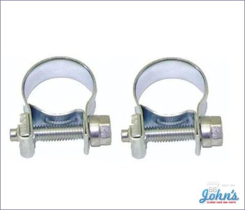 Power Steering Return Hose Clamps Pair A F2 X F1