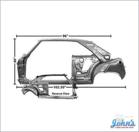 Quarter And Door Frame Assembly Coupe- Lh (Truck) X