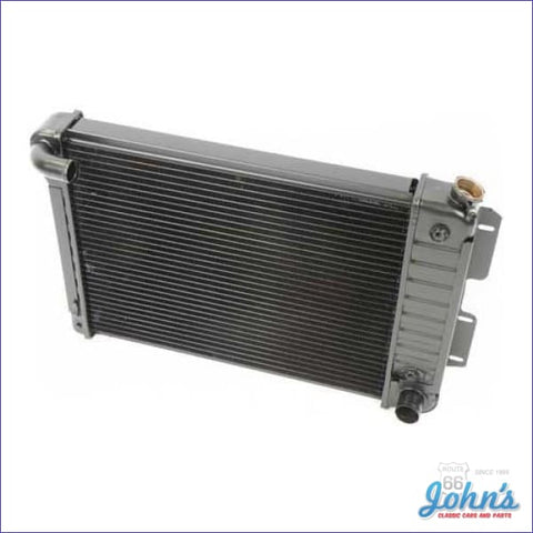 Radiator Big Block Automatic Transmission 4 Row Core Size 17 X 23 2-5/8 With Curved Inlet. (Os1) F1