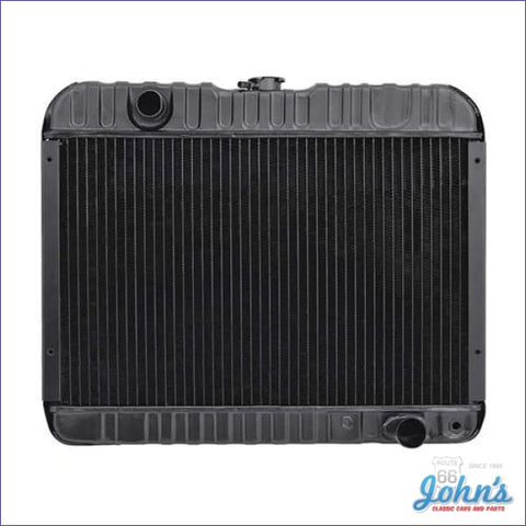 Radiator Except L79 Small Block Manual Transmission With Driver Side Inlet Recessed Mounting