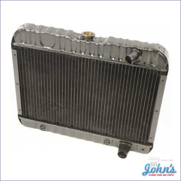 Radiator, Small Block Automatic Transmission with passenger side inlet ...
