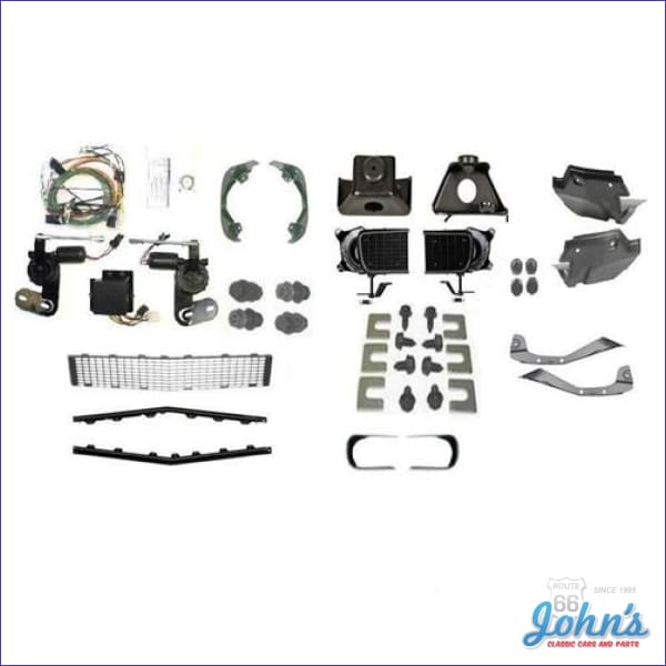 Rally Sport Conversion Kit- Electric w/Grille & Headlight Doors w/o Ch ...