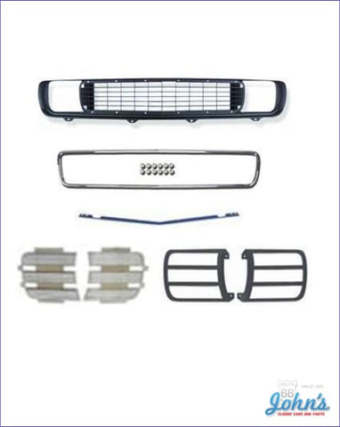 Rally Sport Deluxe Grille Kit With Reproduction Grille. (Os3) F1