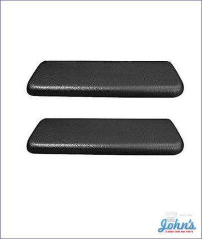 Rear Armrest Pads Oe Vinyl Wrapped. Pair. A