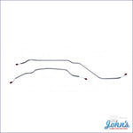 Rear Brake Line Kit With Mono Or Multi Leaf Springs With Drum 2 Piece Oe Steel X