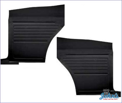 Rear Door Panels- Coupe With Standard Interior- Un-Assembled- Pair F1