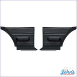 Rear Interior Side Panels Pair. 2 Door Sedan. Available In Black Only. X