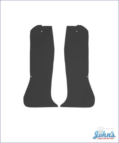 Rear Kick Panels Black- Pair A