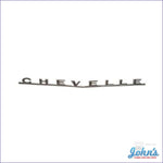 Rear Panel Emblem Chevelle For Ss- Gm Licensed Reproduction A