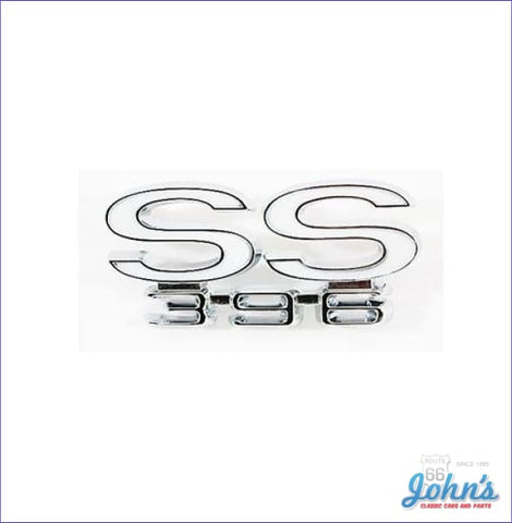 Rear Panel Emblem Ss396- Gm Licensed Reproduction A
