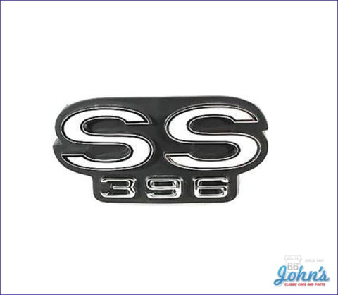 Rear Panel Emblem Ss396- Gm Licensed Reproduction A