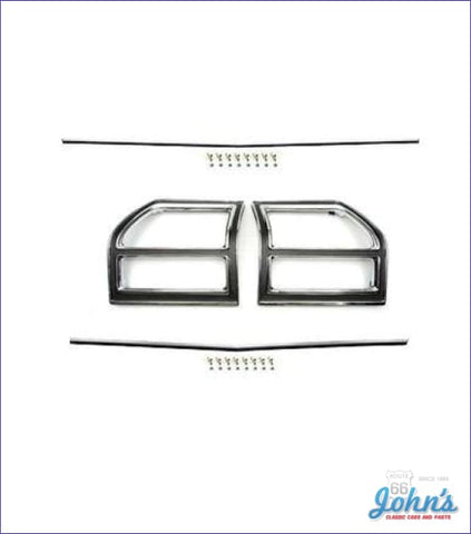 Rear Panel Molding And Bezel Kit. (Os1) A