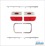 Rear Panel Molding And Bezel Kit With Tail Light Backup Lenses. (Os1) A