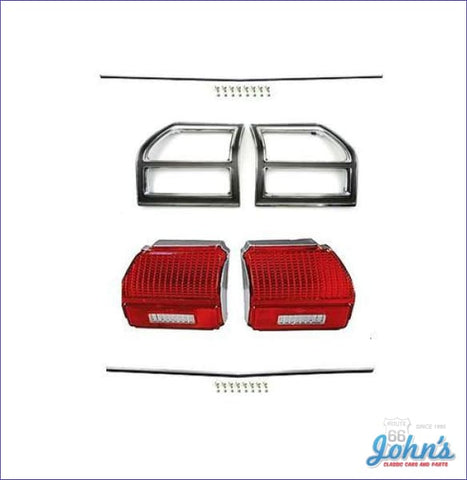 Rear Panel Molding And Bezel Kit With Tail Light/backup Lenses. (Os1) A