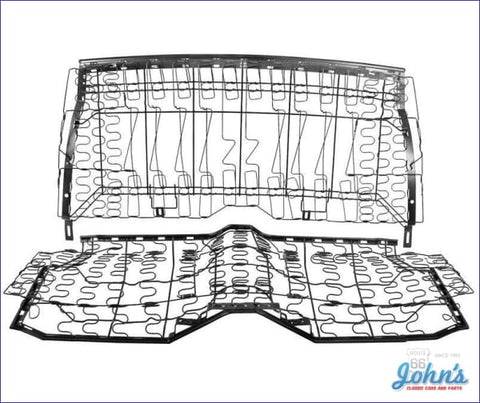 Rear Seat Frame Assembly- Coupe With Standard Interior Without Armrest (Truck) F1