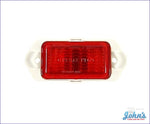 Rear Sidemarker Lamp With Housing Each. Gm Licensed Reproduction. Gm# 916847 A F1