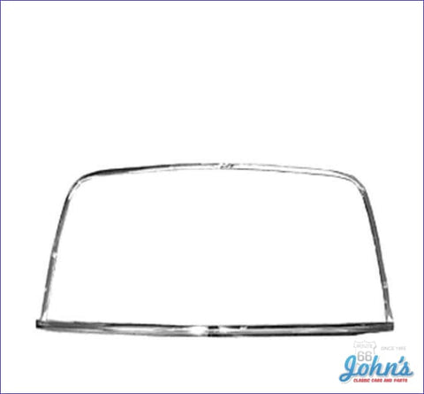 Rear Window Molding Kit 4Pc Reproduction. 2Dr Except 73-74 Hatchback. (Os1) X