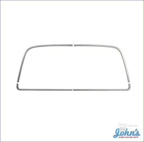 Rear Window Molding Kit Coupe And 2Dr Sedan 4Pc- Reproduction (Os1) A