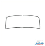 Rear Window Moldings 4 Piece Set For Coupe. (Os1) A