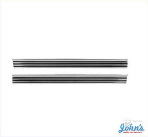 Rocker Panel Molding Extensions Pair - With Clips X