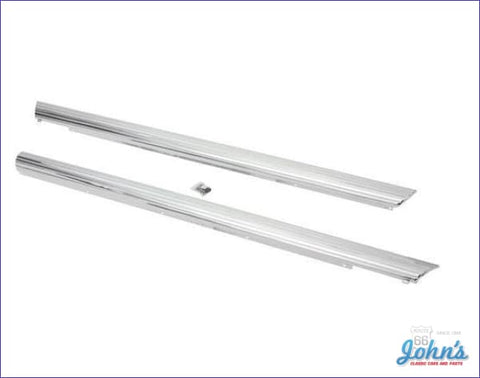 Rocker Panel Moldings Pair - With Clips. (Os2) X