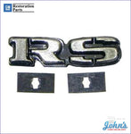 Rs Plastic Steering Wheel Horn Shroud Emblem Gm Licensed Reproduction F1