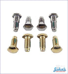 Seat Belt Bolt Kit - With Shoulder Belts 8Pc A X F1