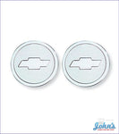 Seat Belt Emblems - Pair Gm Licensed Reproduction X