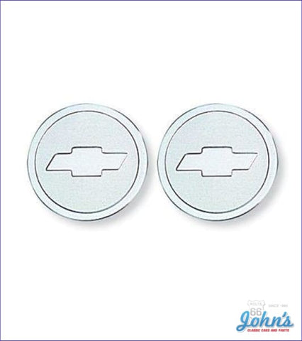 Seat Belt Emblems - Pair Gm Licensed Reproduction X