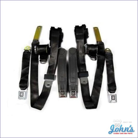 Seat Belt Kit Front And Rear Factory Style. 4Pc F2