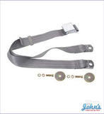 Seat Belt Set With Chrome Lift Latch Style - Universal- Each *choose Color* Camaro / Light Gray Lg A
