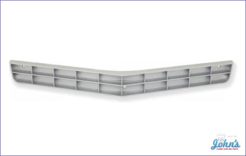 Silver Lower Grille - Standard Camaro Gm Licensed Reproduction F2