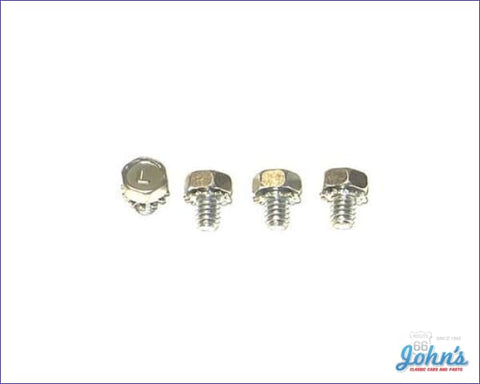 Spark Plug Wire Heat Shield Mounting Bolts Sb. 4Pc A
